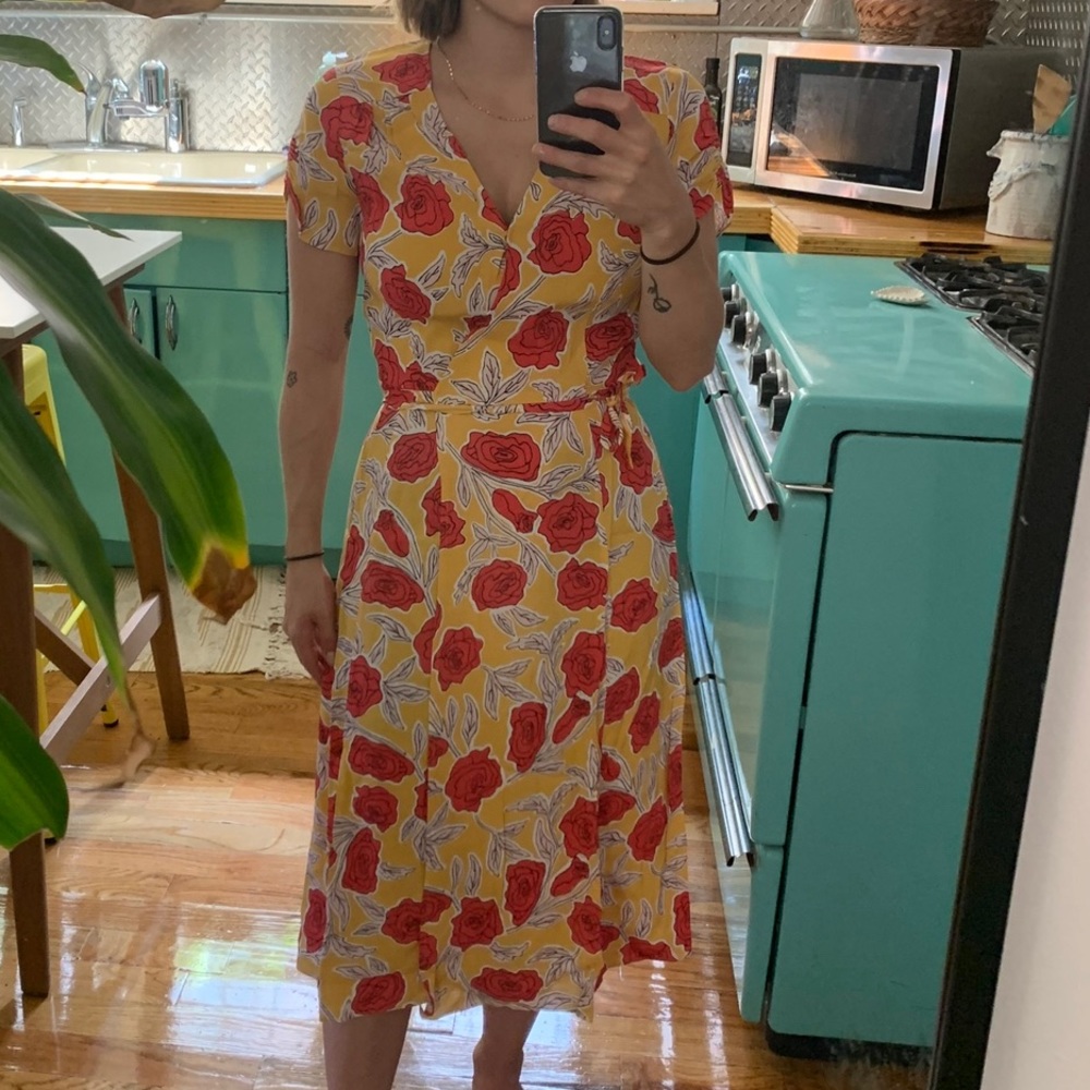 Summer wrap dress